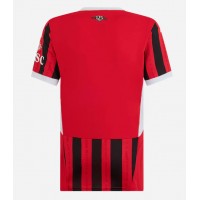 Camiseta AC Milan Primera Equipación Replica 2024-25 para mujer mangas cortas